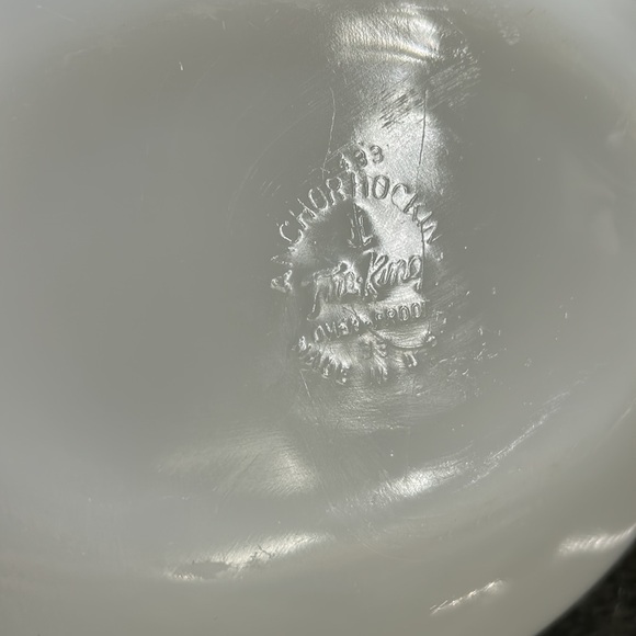 Vintage Meadow Green Anchor Hocking FireKing Oval Baking Dish. 433 - Picture 7 of 13